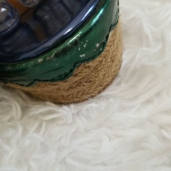 Lanvin Blue Metallic Espadrilles Sz 10.5 - Picture 11 of 15